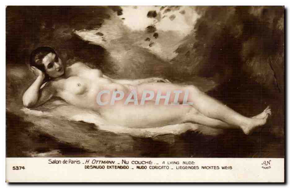 Nude Reclining — H. Ottmann — Paris Salon — n° 5374