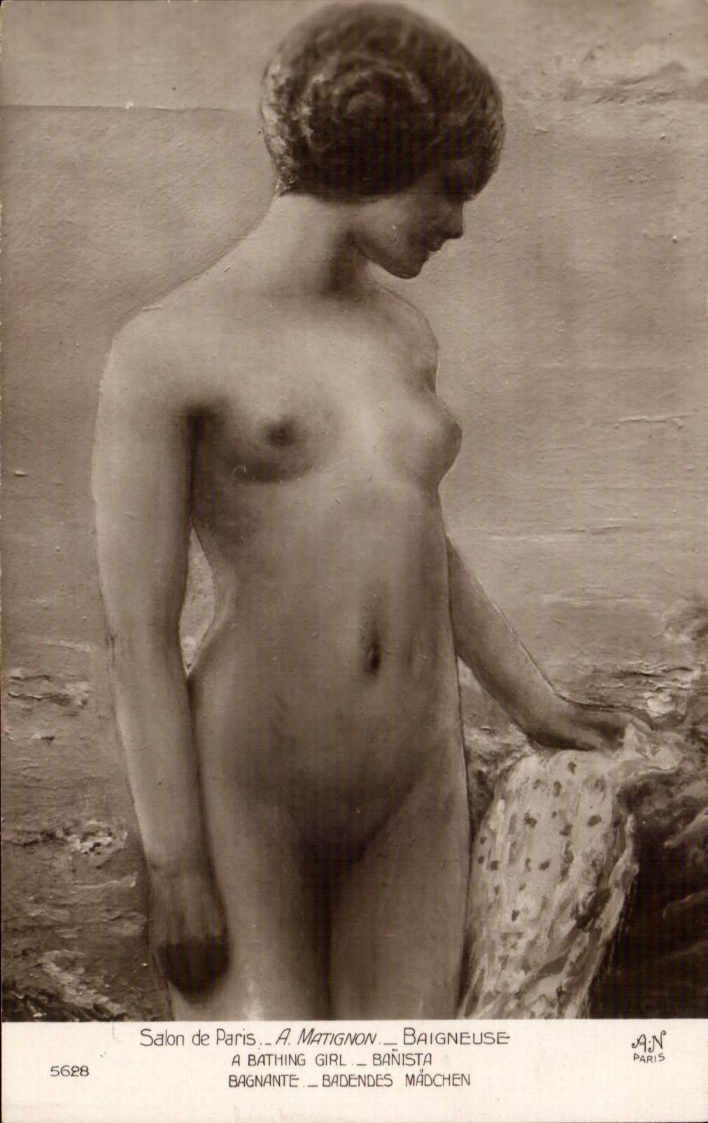 Baigneuse — Salon de Paris — A. Matignon — n° 5628 — A.N. Paris