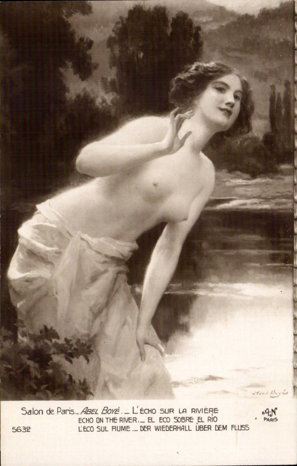 Echo sur la rivière — Abel Boyé — Salon de Paris — n° 5632