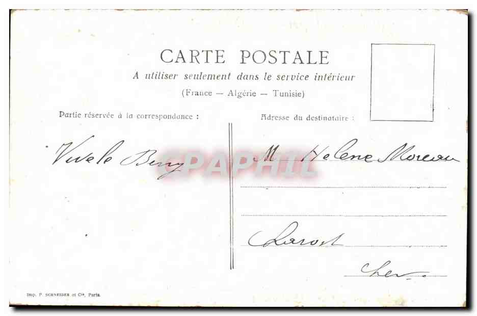 CPA Fantaisie Musee du Luxembourg Dans la campagne Lerolle Moutons — Verso