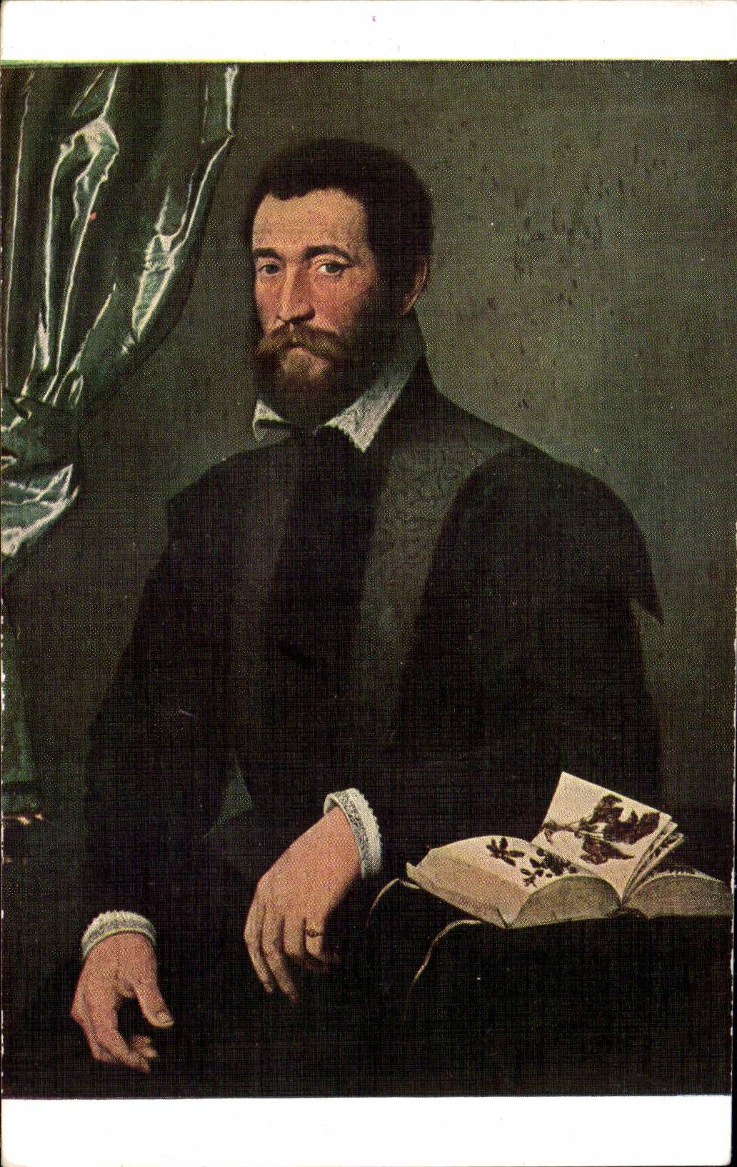 CPA Fantaisie Musee du Louvre Francois Clouet Pierre Quthe