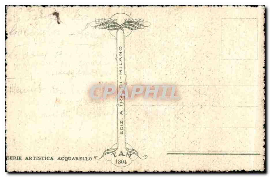 CPA Fantaisie Paysage de marine — Verso