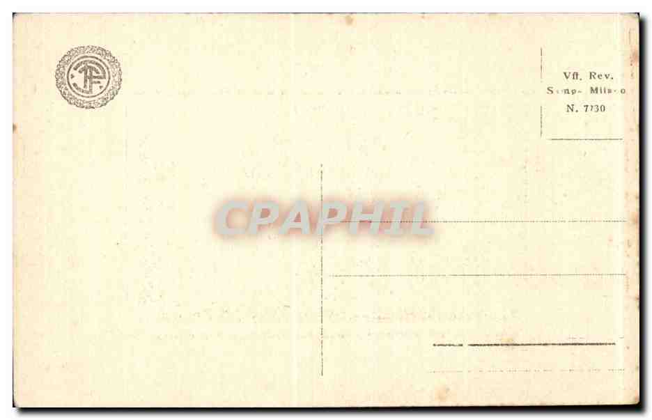 Port de nuit — vue de bateaux au crépuscule — Vff. Rev. Somp-Milano N. 7730 — Reverso