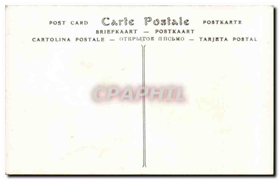 CPA Fantaisie Salon 1914 Mourani Teinturerie bleue au Caire Egypt Egypte — Verso