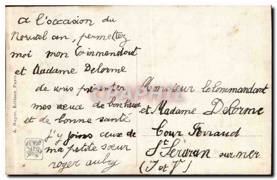 CPA Fantaisie Salon 1912 Bettannier L'oiseau de France Alsace lorraine  — Rückseite