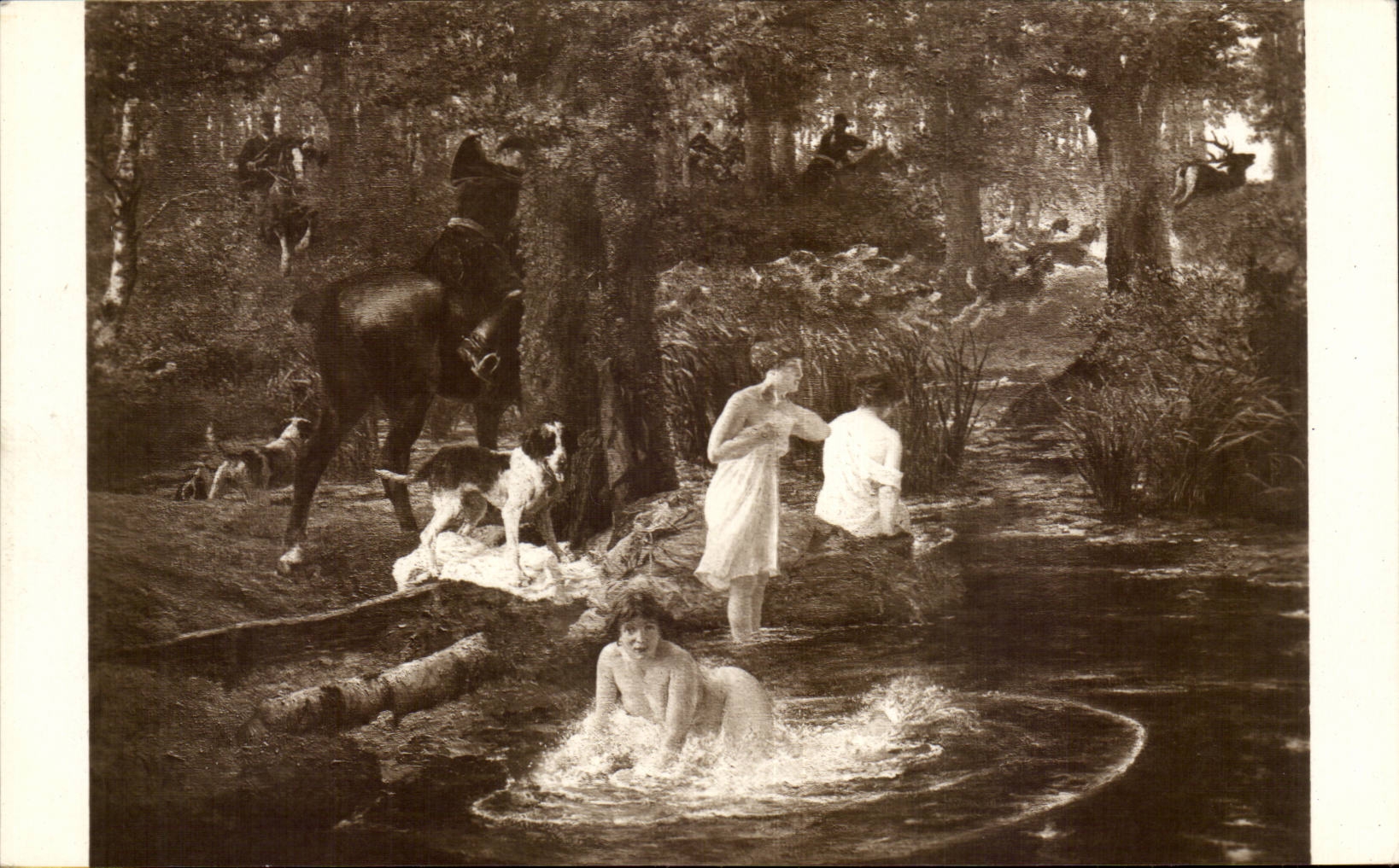 CPA Fantaisie Salon de Paris Gaudefroy Alphonse La vue