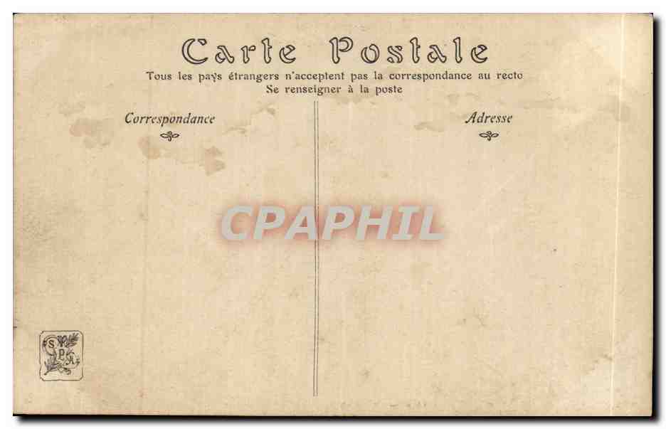 CPA Fantaisie La rentree au port par vent et mistral Montenard — Rückseite