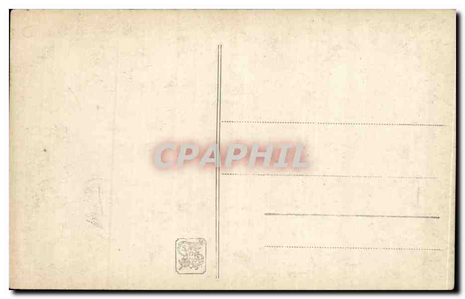 CPA Fantaisie Salon 1914 Amoretti La cueillette des olives Chevre Goat — Back