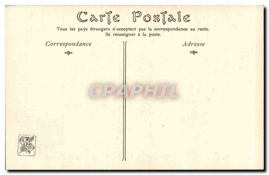 CPA Fantaisie Femme Salon de 1905 General Margueritte septembre 1870 Perbayre Militaria  — Verso