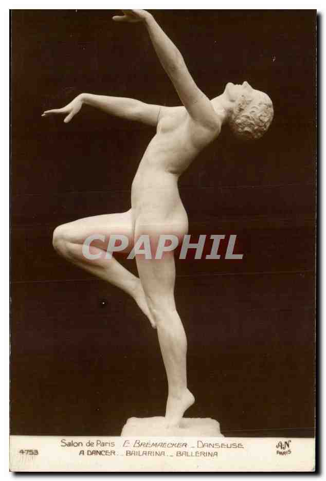 CPA Fantaisie Salon de Paris Bremaecker Danseuse