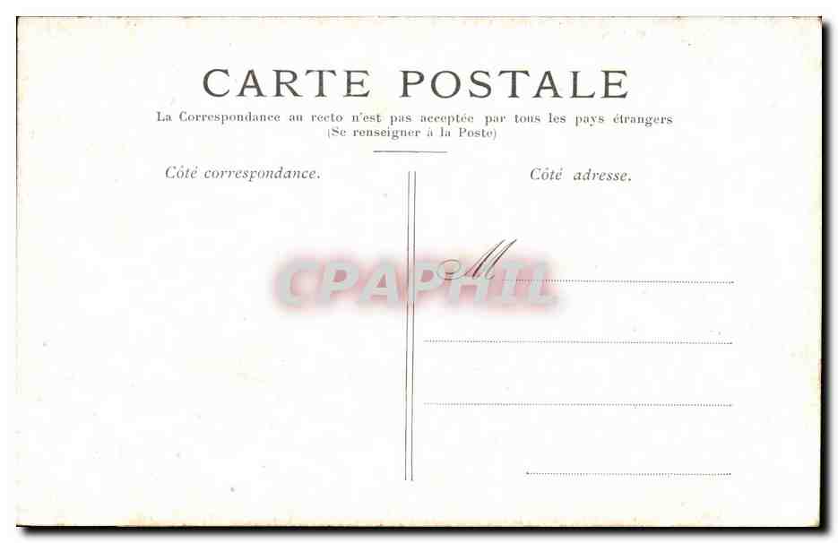 CPA Fantaisie Paris Musee du Luxembourg La fille du passeur — Verso