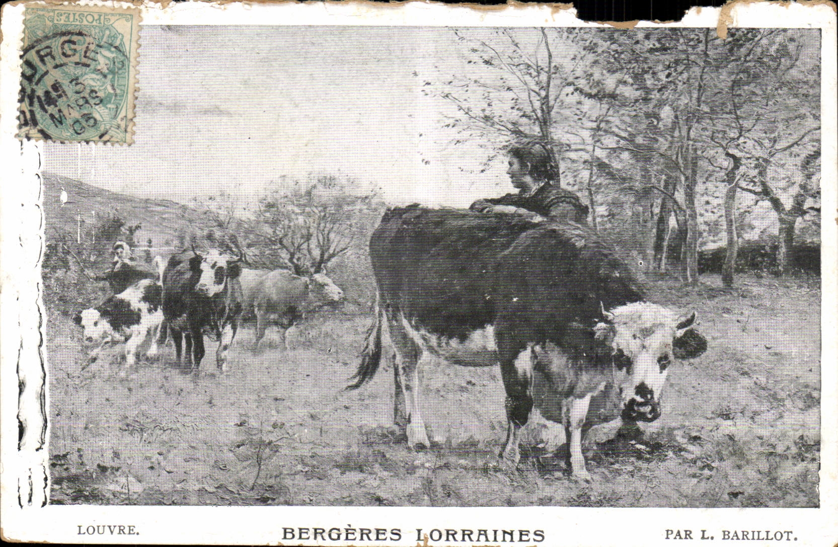 Bergères Lorraines — par L. Barillot — éditeur Louvres