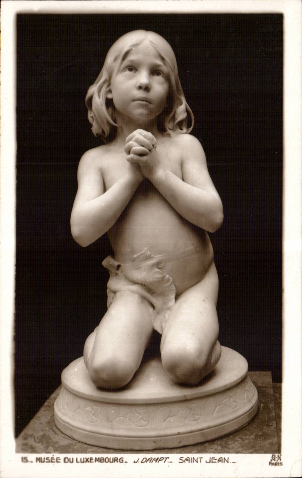 Saint Jean — Sculpture de J. DampT. — Musée du Luxembourg, Paris