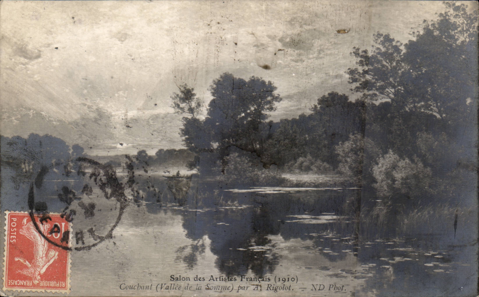 CPA Fantaisie Couchant Vallee de la Somme Rigolot