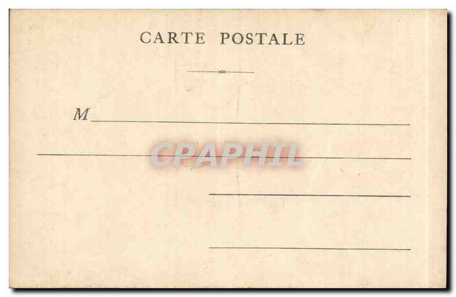 CPA Fantaisie Salon 1904 Issenbart l'ile des moineaux Besancon — Verso