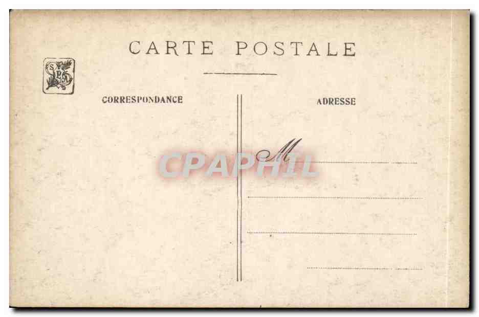 CPA Fantaisie Salon 1905 Mathieu La Vienne  — Verso