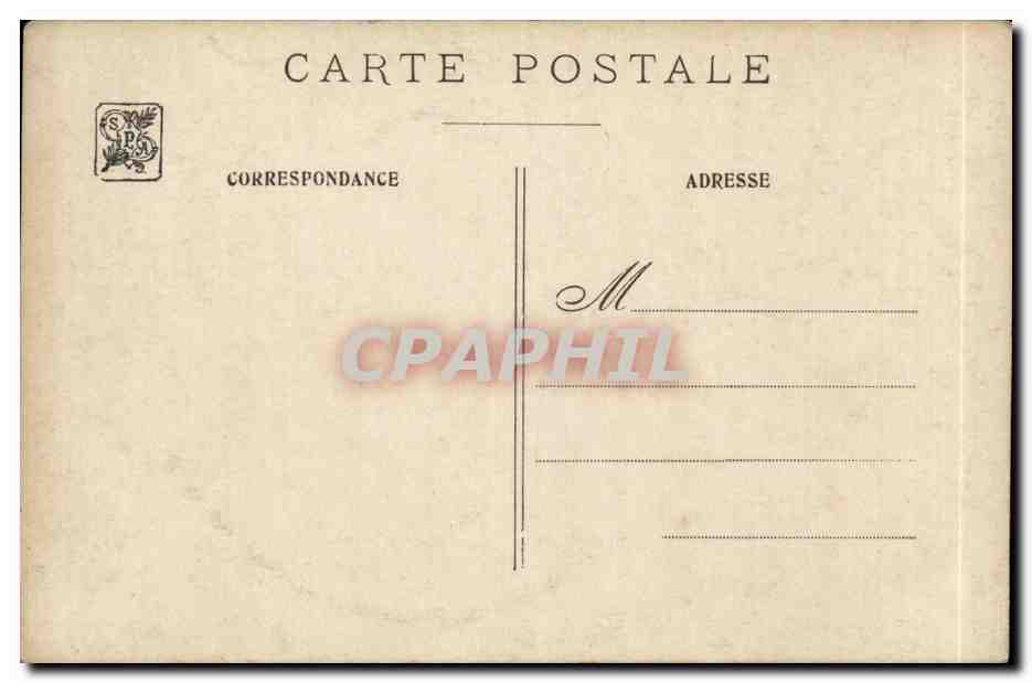 CPA Fantaisie Salon 1905 Didier Pouget Bruyeres en fleurs  — Verso
