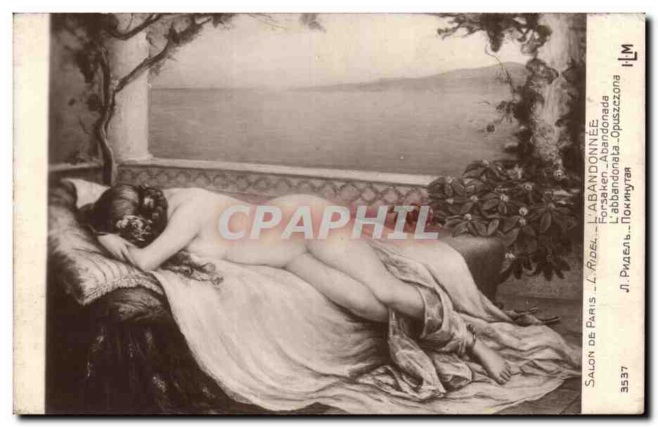 L'Abandonnée — Peinture de L. Ridel — Salon de Paris, n° 3537