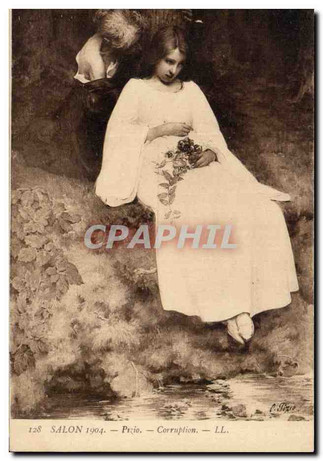 CPA Fantaisie Salon 1904 Pizio Corruption 