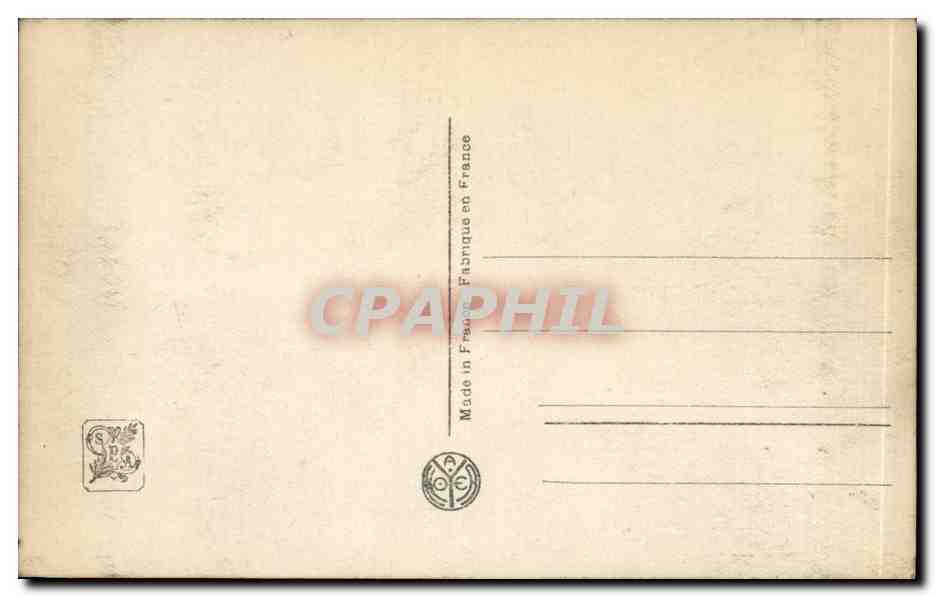 CPA Fantaisie Salon Ridel Fin d'un reve — Verso