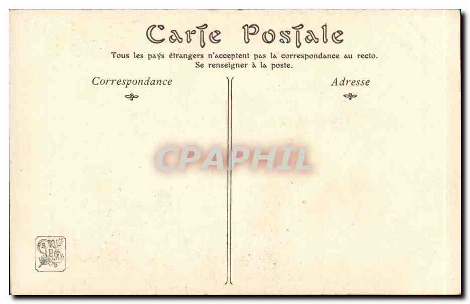 CPA Fantaisie Salon de 1905 La mouche par mme Real dem Sarte — Rückseite