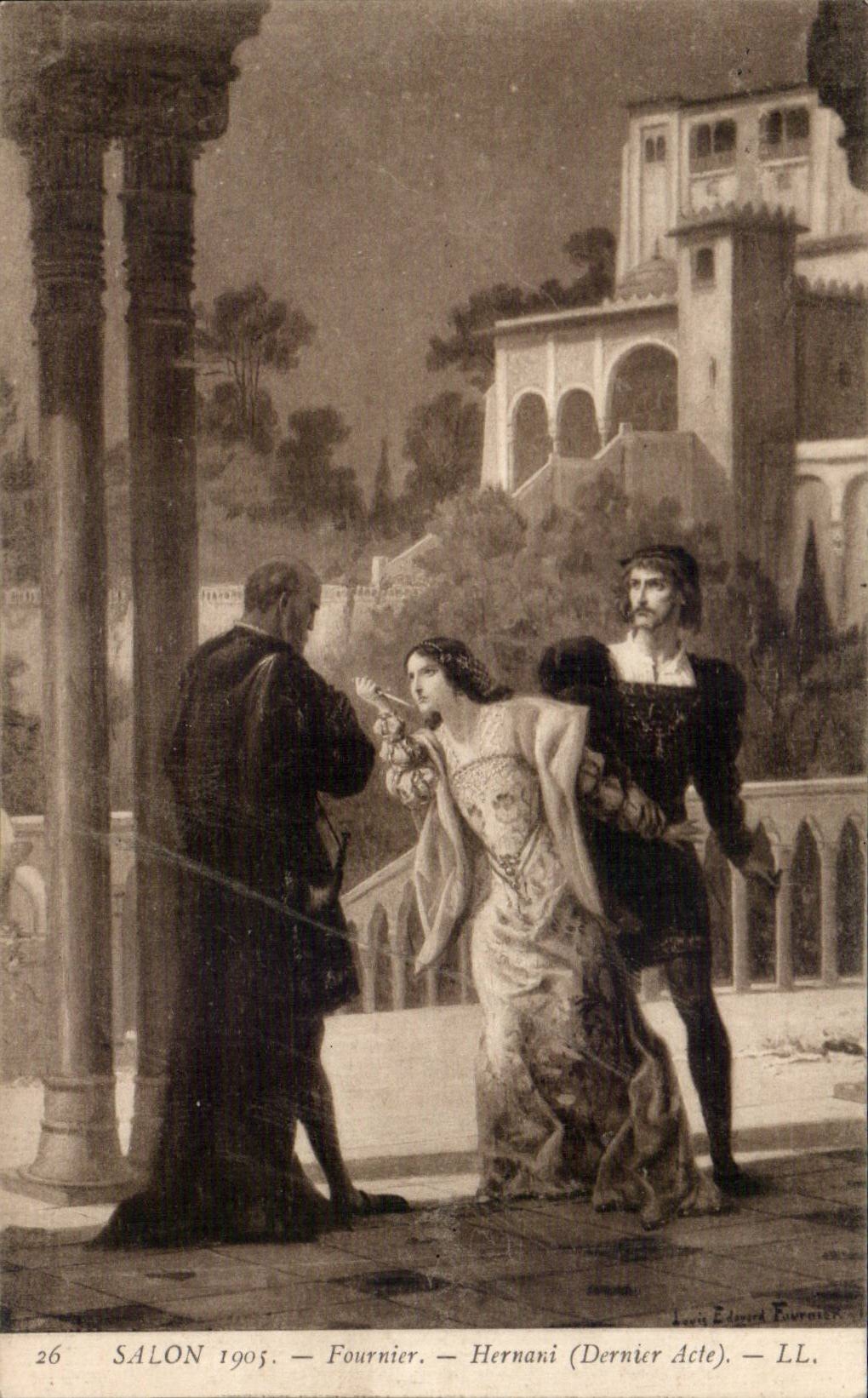 Salon 1905 — Fournier — Hernani (Dernier Acte) — LL.