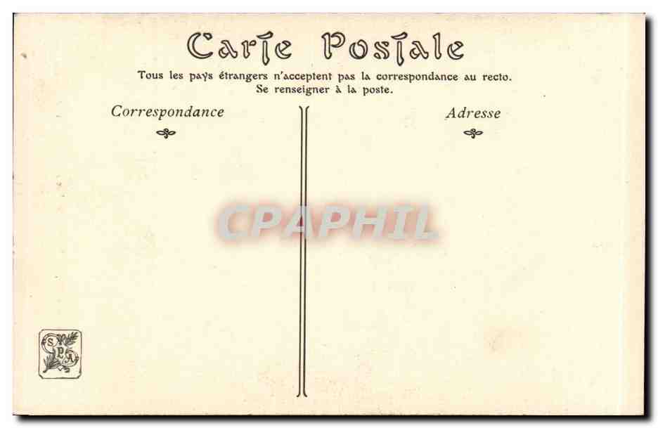 CPA Fantaisie Salon de 1905 Redevances dues et redevances convoitees par Dupain — Rückseite