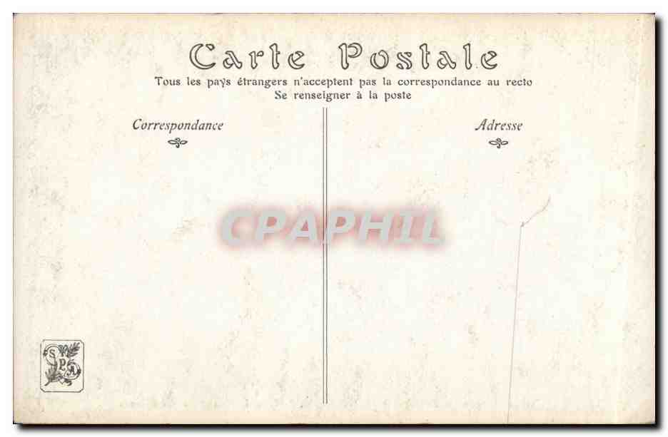 CPA Fantaisie Salon de 1901 La legende merveilleuse de la reine de Saba et du roi Salomon par Georges Rochegrosse — Verso