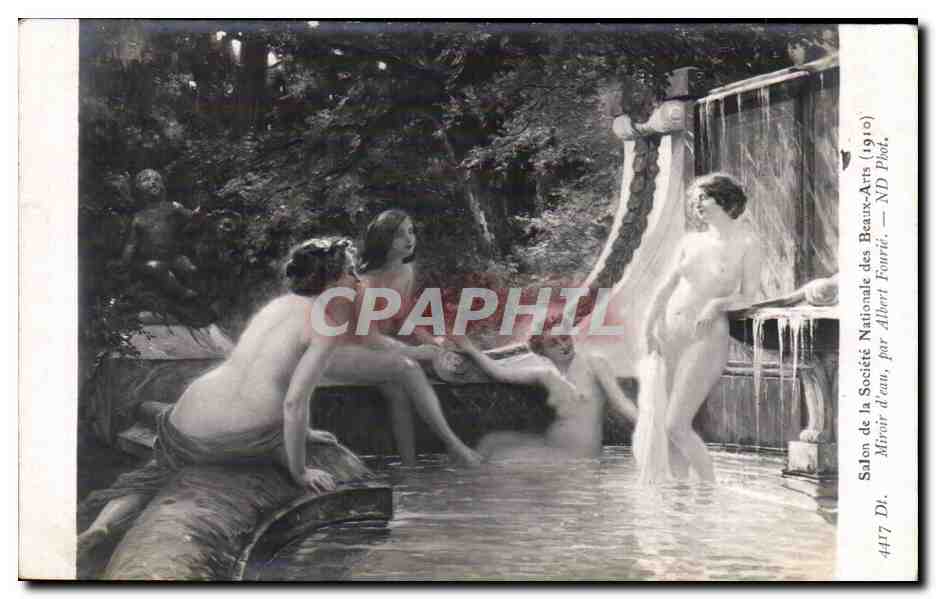 Wasser Spiegel — Salon der Société Nationale des Beaux-Arts (1910) — von Albert Fourié — Nr. 4417
