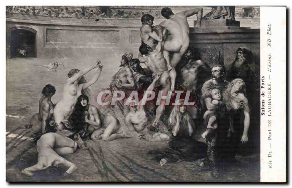 Sujet mythologique — scène de bain — Salons de Laubadère, Paris