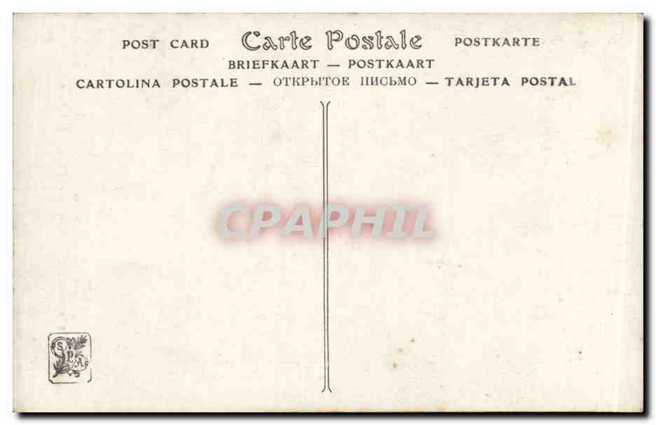 CPA Fantaisie Salons de Paris Verdier Daphnis et Chloe Femme nue erotique — Verso