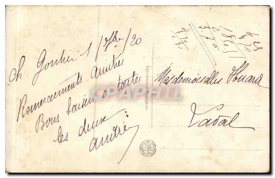 CPA Fantaisie Salon du petit Palais 1918 Chevalier Retour d'islande Iceland  — Rückseite
