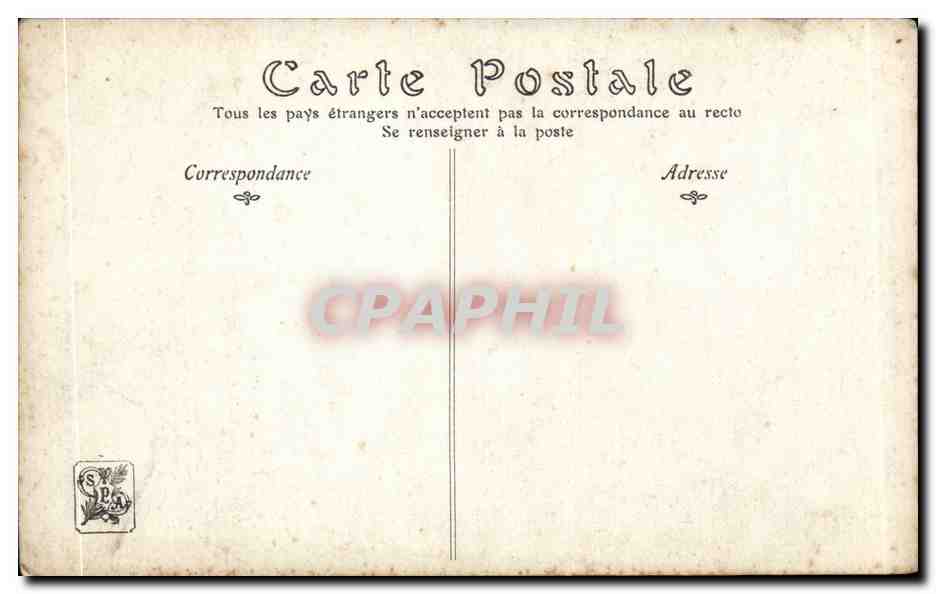 CPA Fantaisie Salon de 1908 Retour de permissionnaires par Larteau Militaria  — Verso