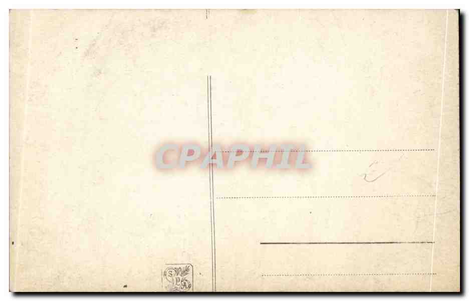 CPA Fantaisie Salon 1911 Deyrolle Troupeau fuyant l'orage Moutons Sheep — Verso