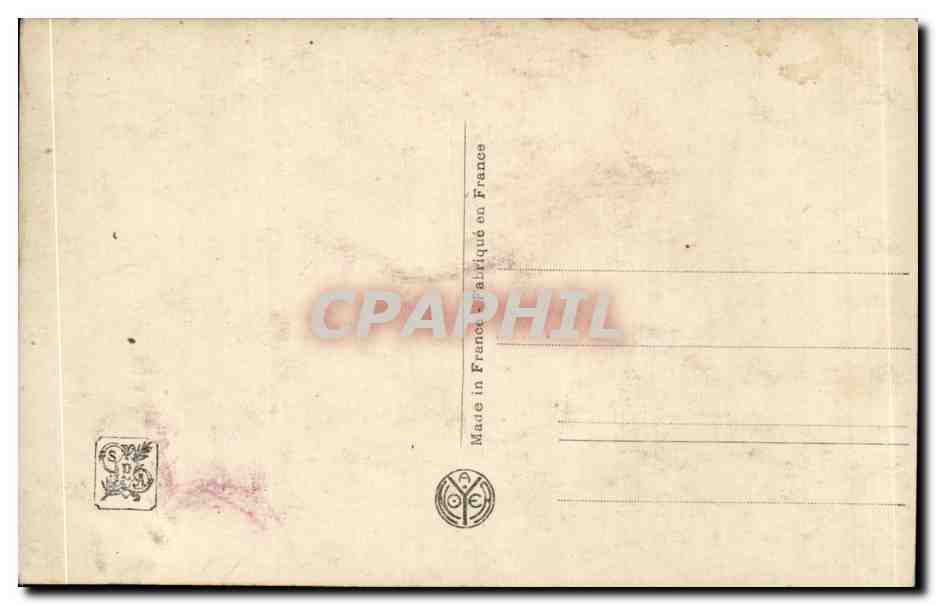 CPA Fantaisie Salon de Paris Planquette Vaches — Rückseite