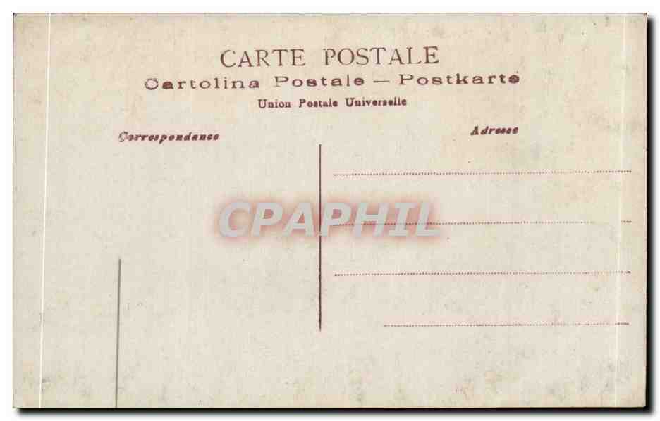 CPA Fantaisie Milano D'inverno Achille Tominetti Mouton — Verso