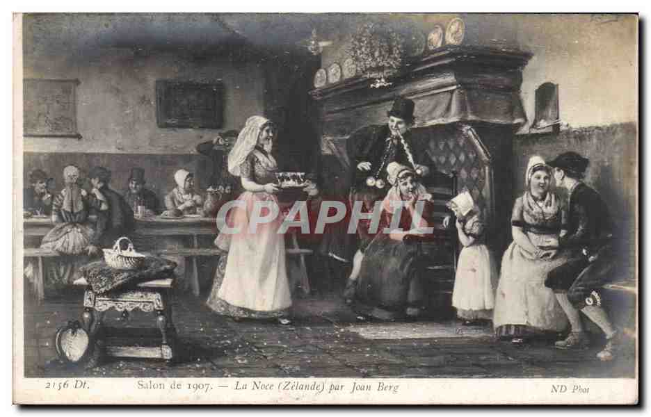 CPA Fantaisie Salon de 1907 La nove Zelande par Joan Berg 