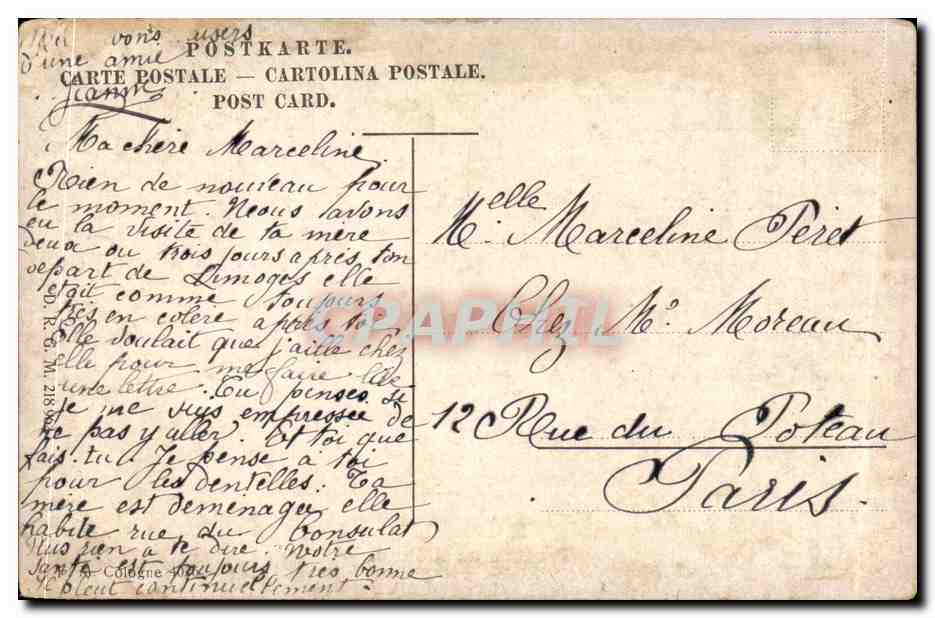 CPA Fantaisie Ten Kale Fenaison en Holland — Rückseite