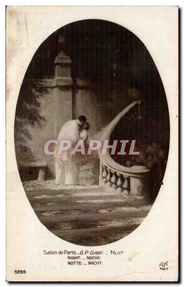 CPA Fantaisie Salon de Paris Gaby Nuit