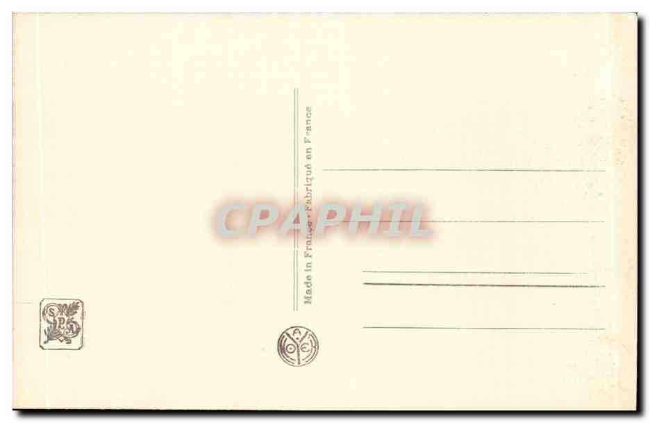CPA Fantaisie Salon de Paris Henri Jamet Vie paisible Vieille femme Landeau Enfant — Verso