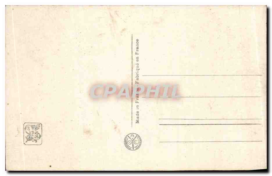 CPA Fantaisie Paris Salon Louis Picard Reveuse — Verso