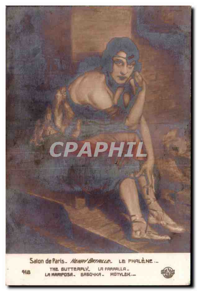 CPA Salon de Paris Henry Bataille Le phalene 