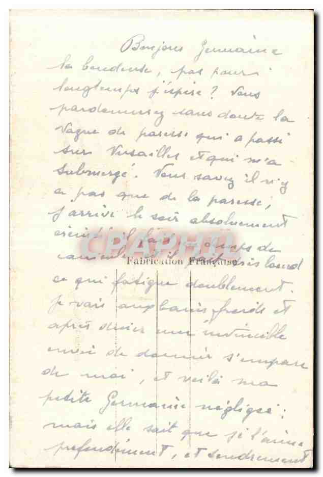 CPA Salon de Paris Henry Bataille Le phalene  — Verso