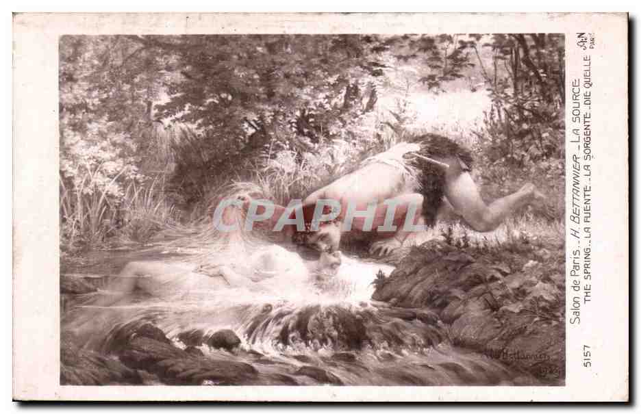 CPA Fantaisie Salon de Paris Bettannier la source