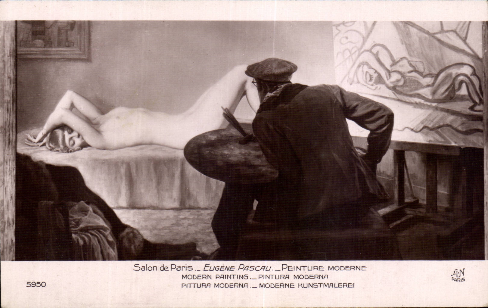 Salon de Paris — Eugène Pascau — Peinture Moderne — n° 5950