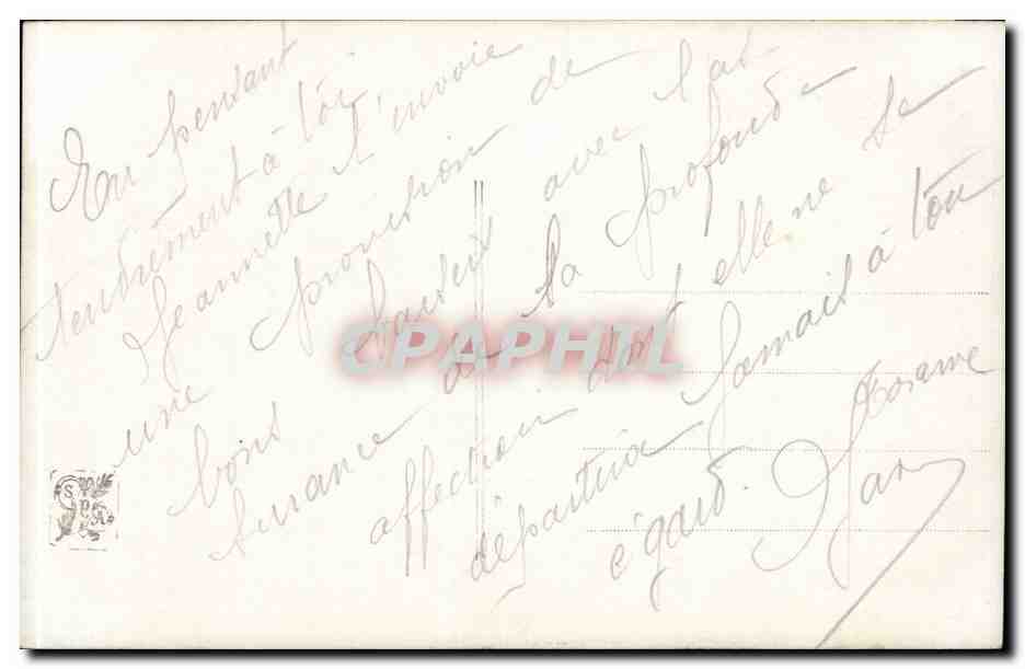 CPA Fantaisie Salon 1914 Rieder Crepuscule d'hiver — Verso