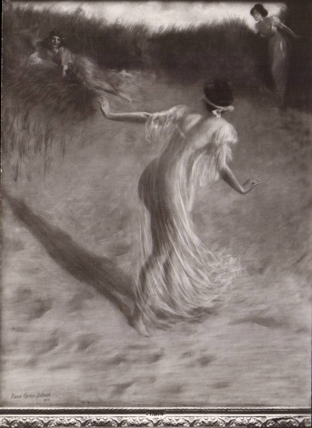 CPA Fantaisie Salon 1911 Pierre Carrier Belleuse Colin Maillard