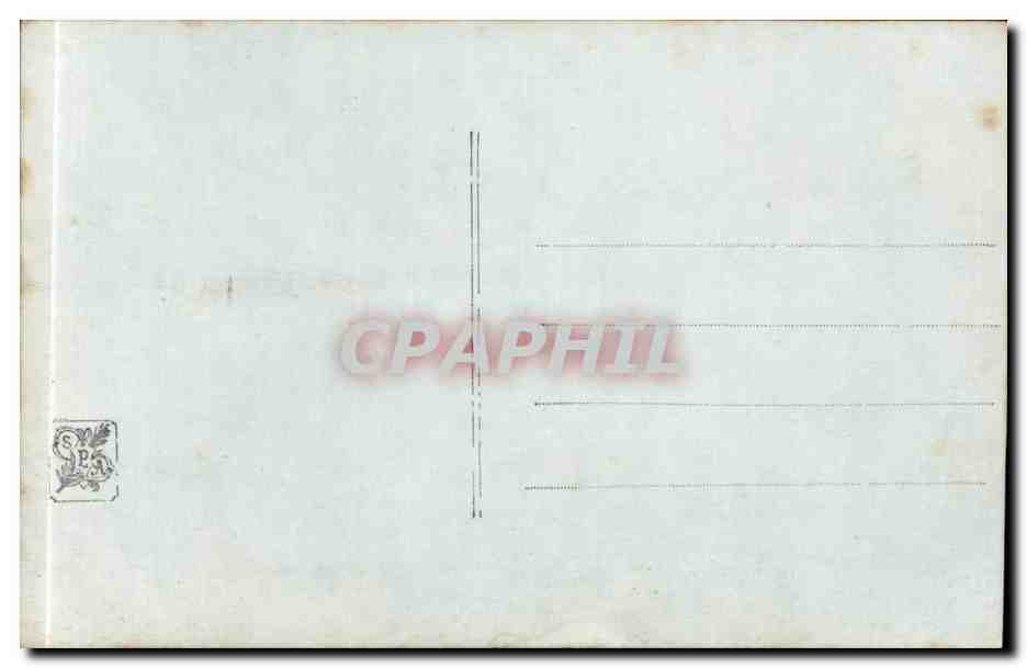 CPA Fantaisie Paris Salon Kowalsky Barque fleurie  — Verso