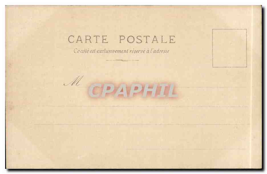 CPA Fantaisie Salon 1902 A Boye Le vieux berger — Verso