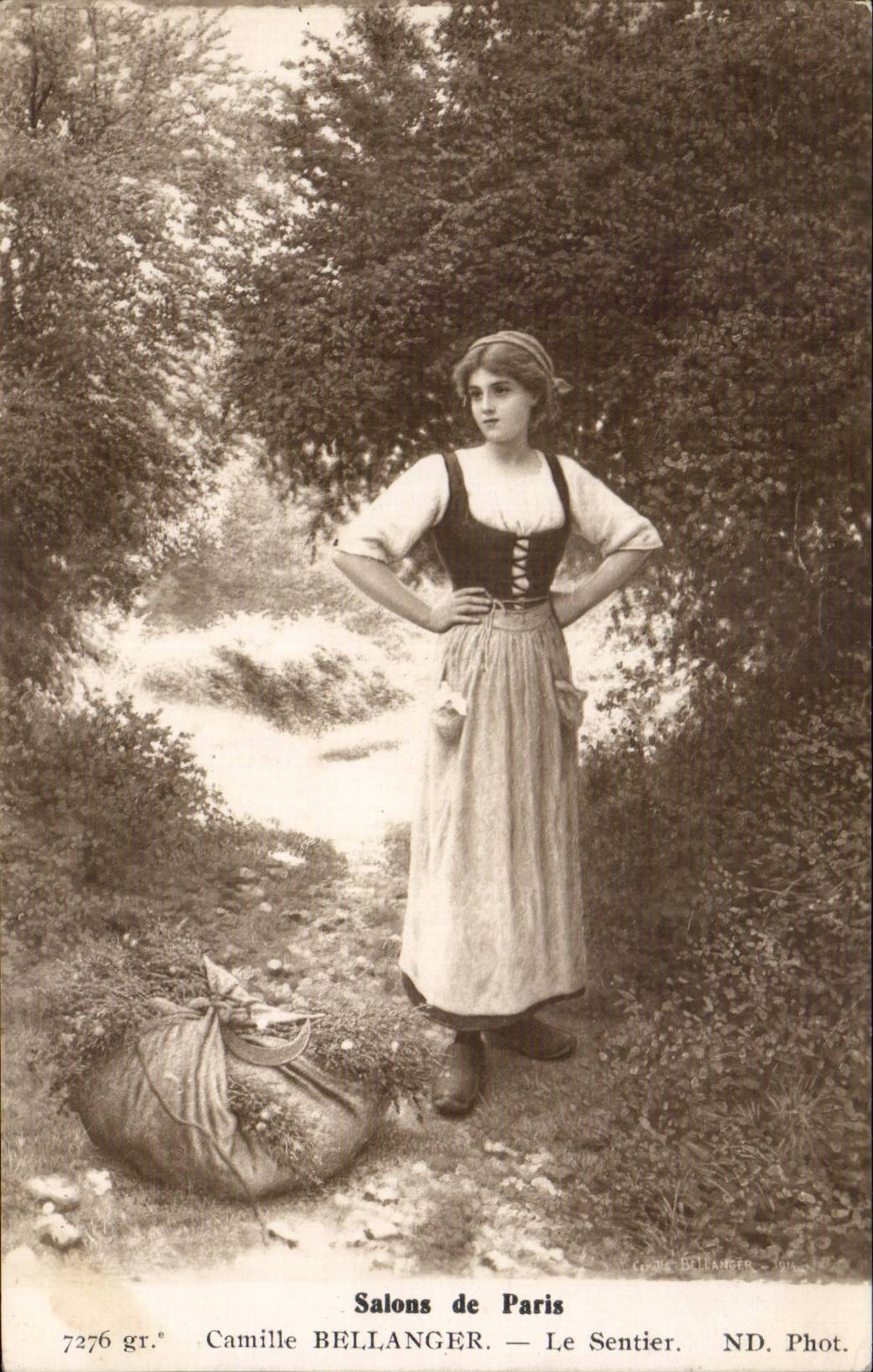CPA Fantaisie Salons de paris Camille Bellanger Le sentier